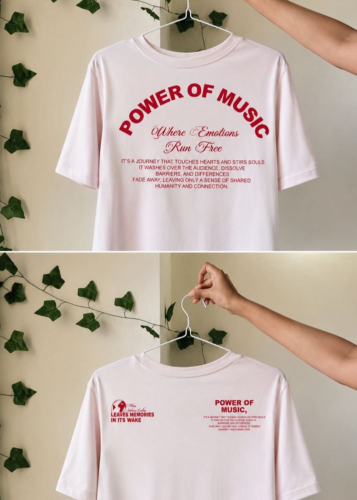 Power of Music Graphic T-Shirt