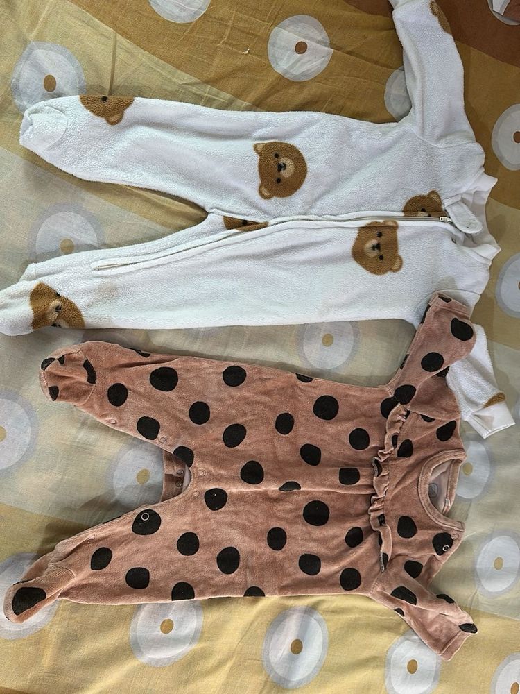 Cute Baby Sleepsuits Set