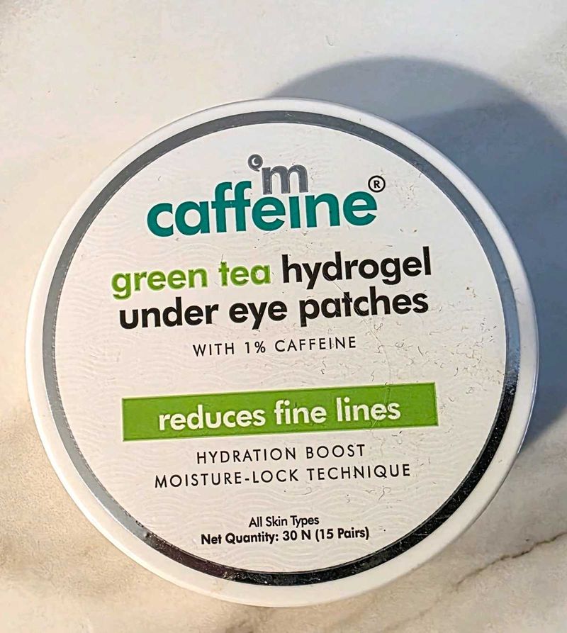 The mCaffeine Green Tea Hydrogel Under Eye Patches
