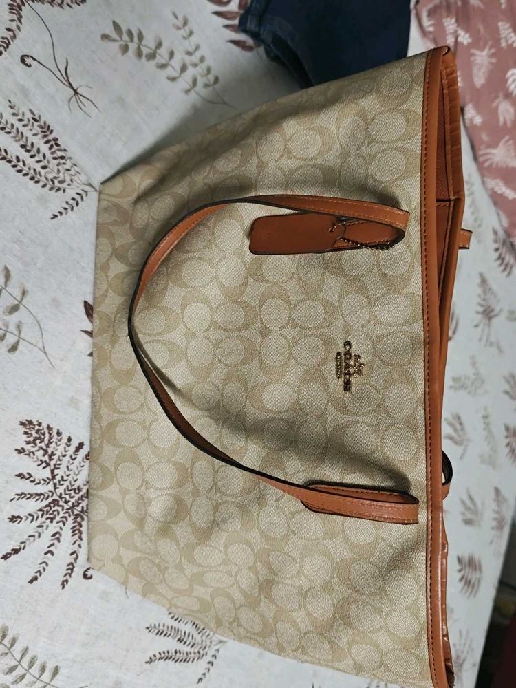 Coach Monogram Tote Bag