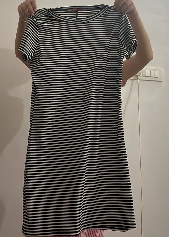 Striped T-Shirt Dress