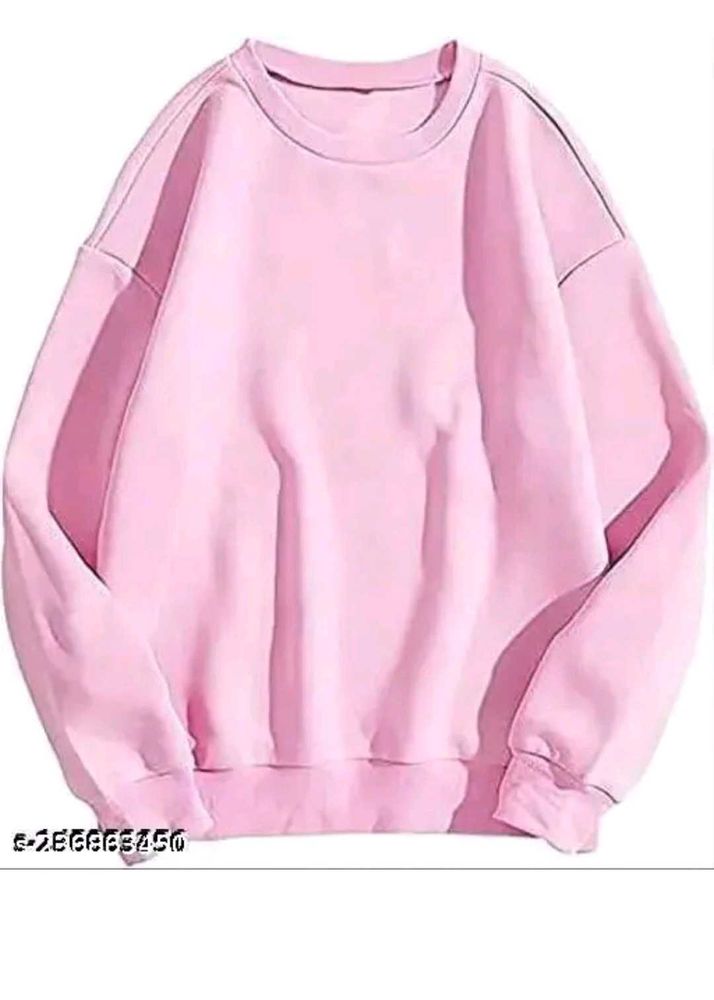 Pink Pullover Sweatshirt