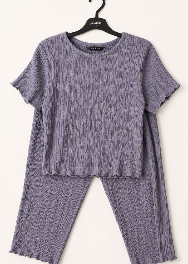 Zudio Purple Co-ord Set Daily wear