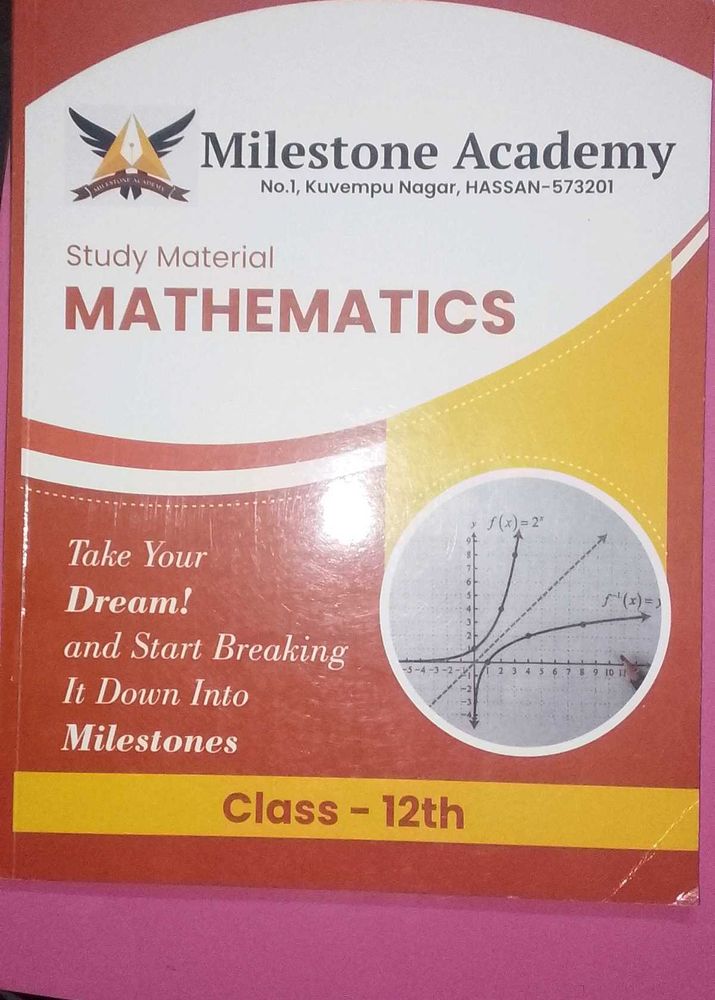 Mathematics Study Material - Class 12th
