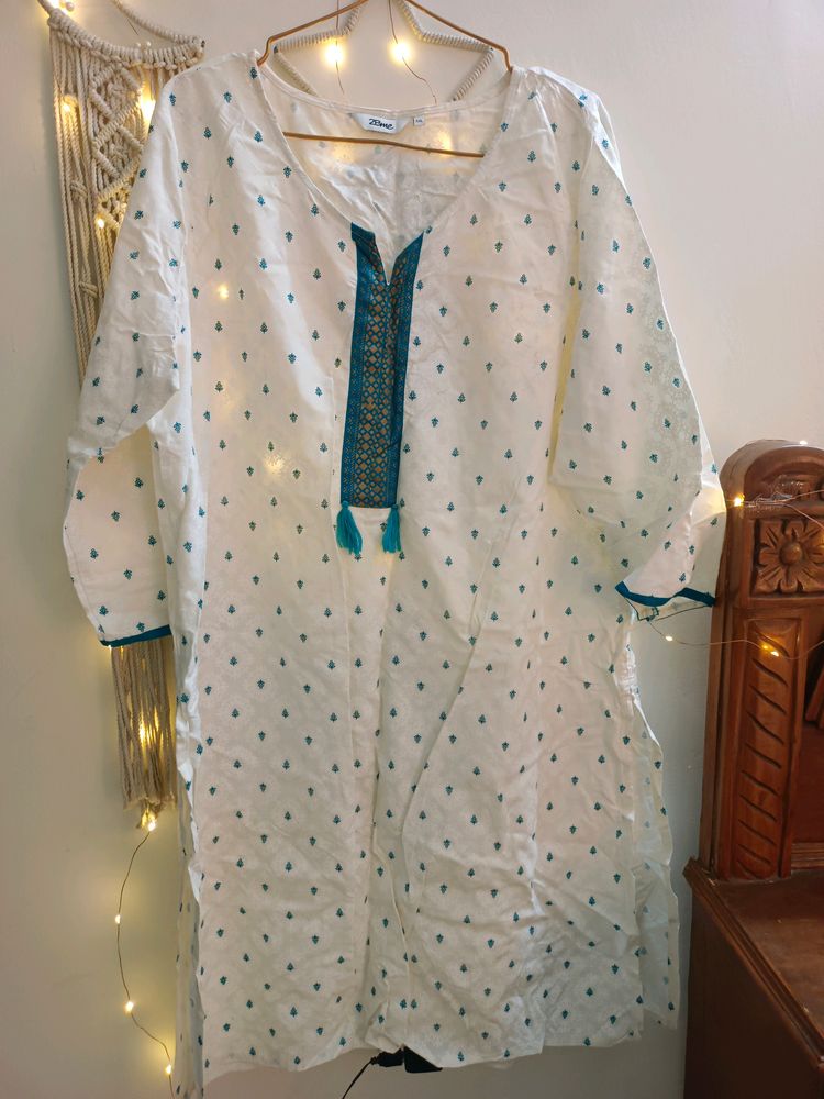 Cotton Straight Fit Kurta For Women