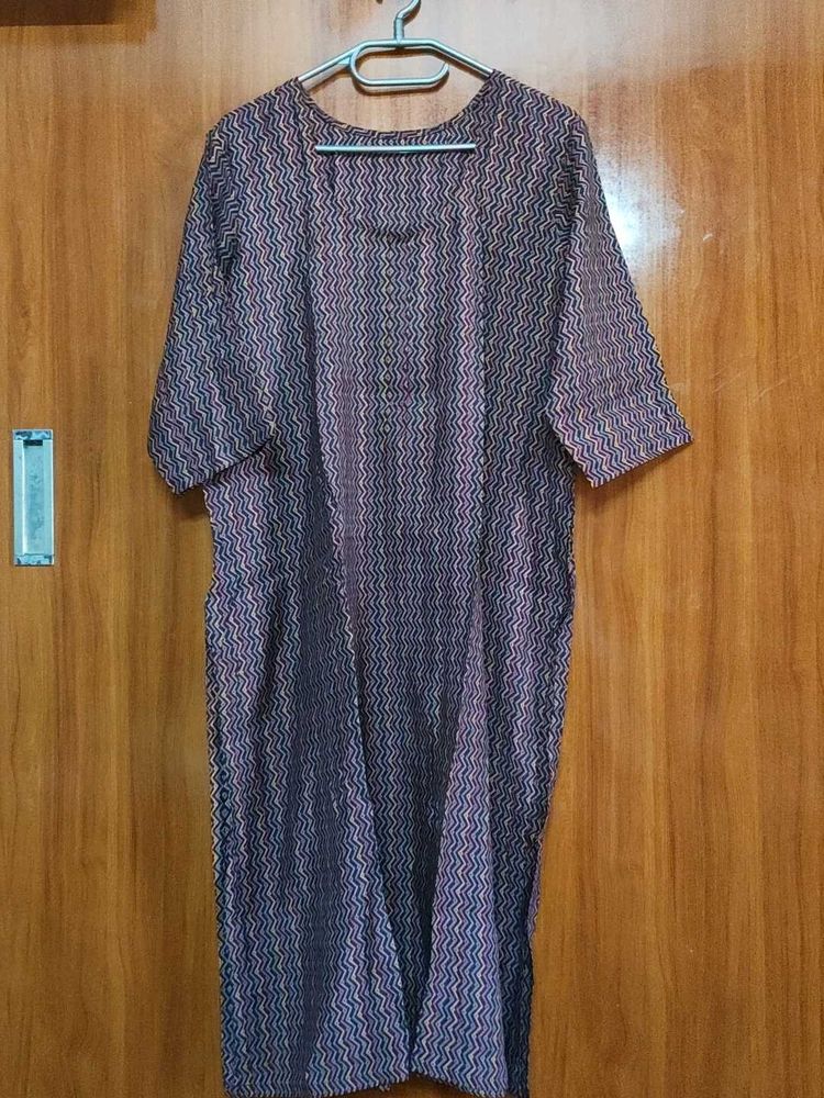 Unique Geometric Patterned Kurti