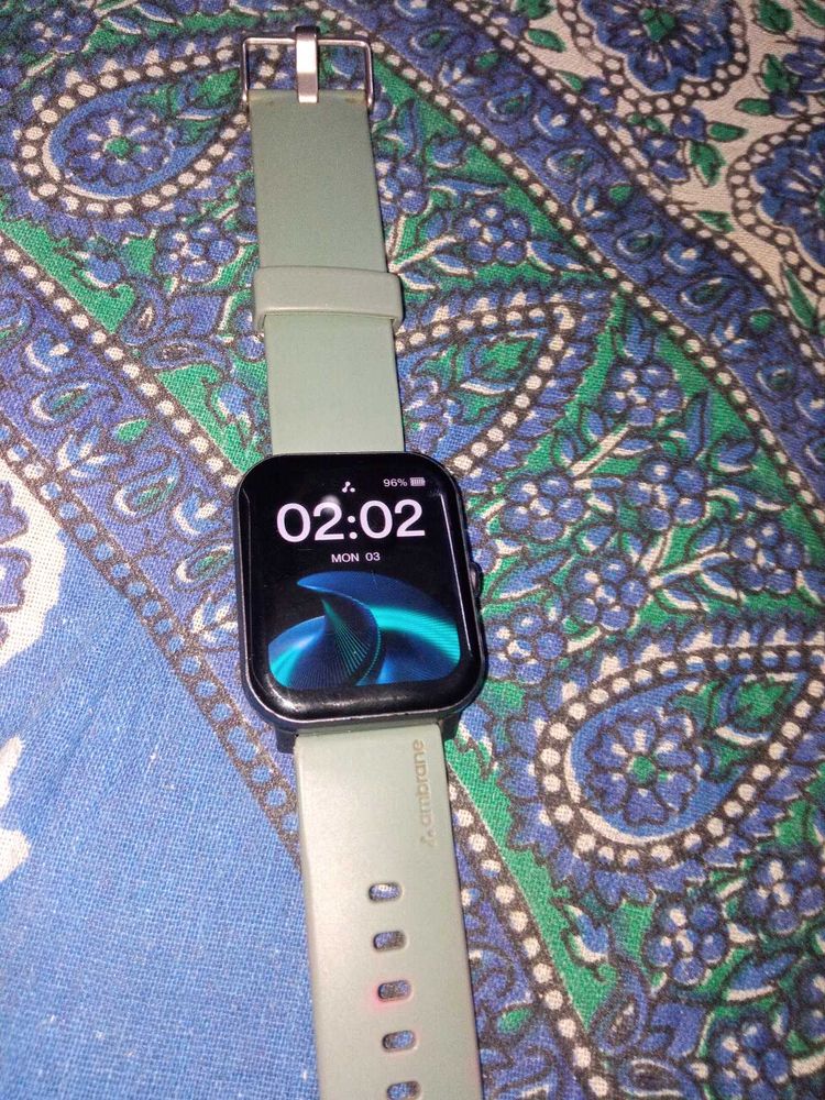 Ambrane Smartwatch - Olive Green