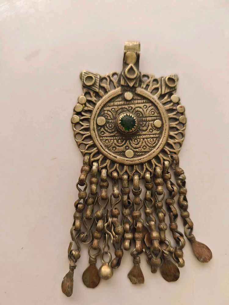 Vintage Afghani Heavy Statement Pendant