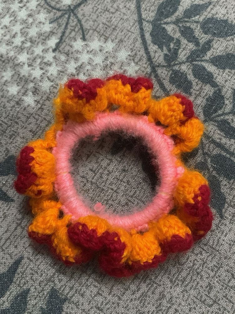 Handmade Crochet Scrunchie