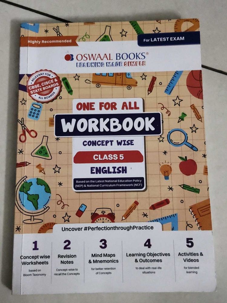 Oswaal Books Class 5 English Workbook