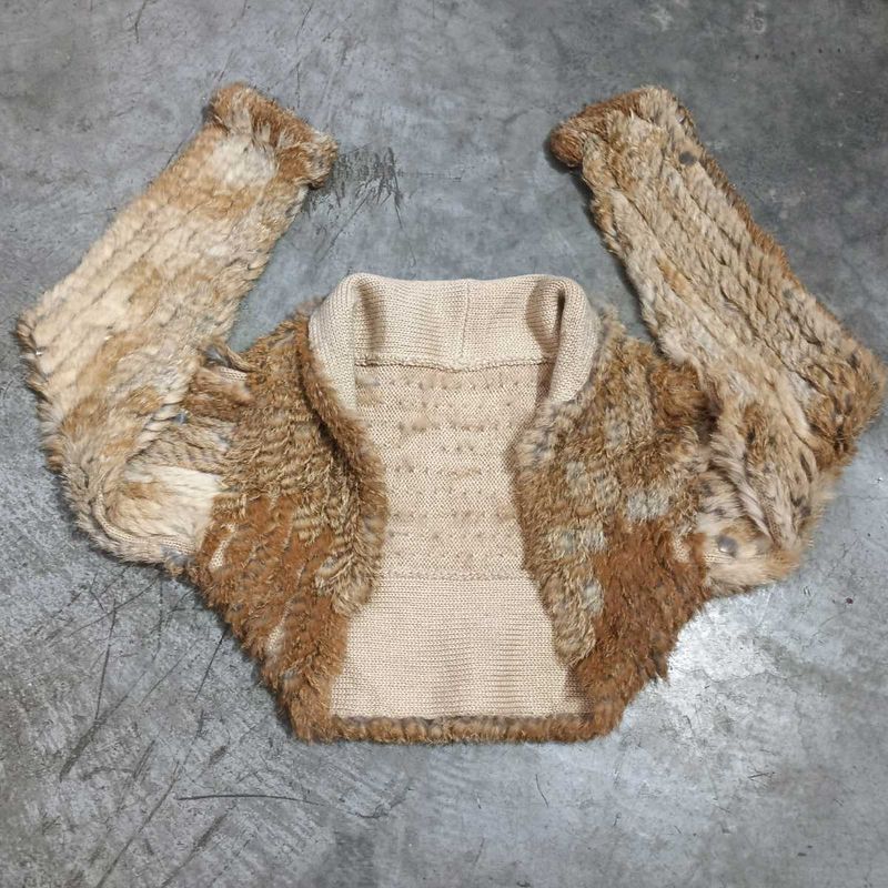 Fur crop jacket