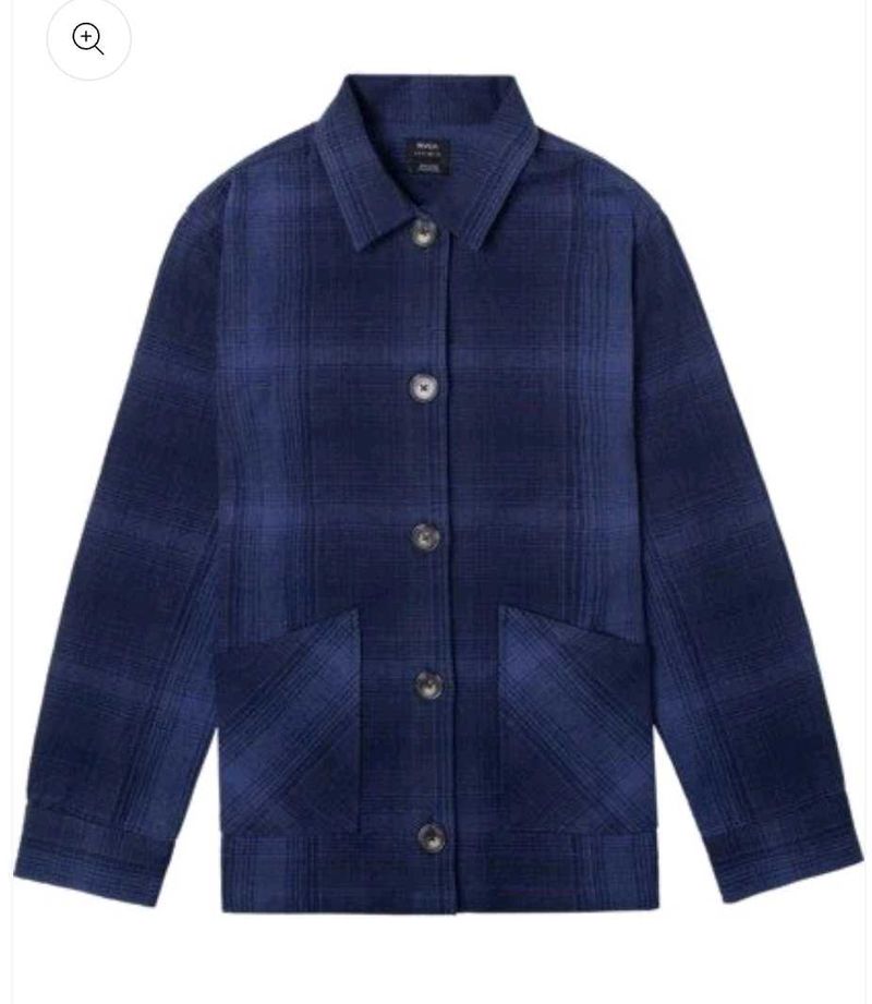 RVCA flannel Button-down Shirt Jacket