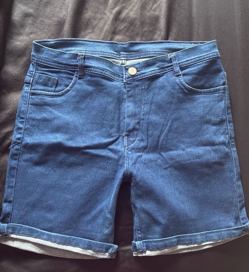 Blue Denim Shorts for women