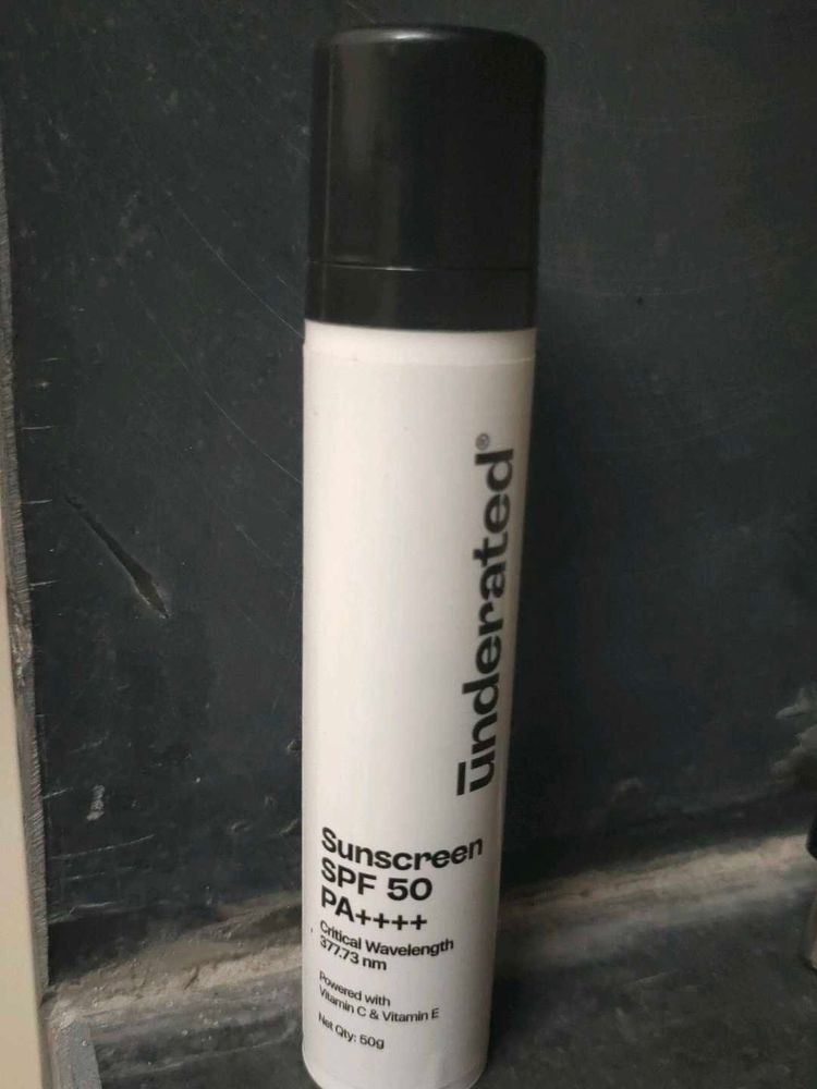 UNDERATED SPF 50 PA++++ SUNSCREEN