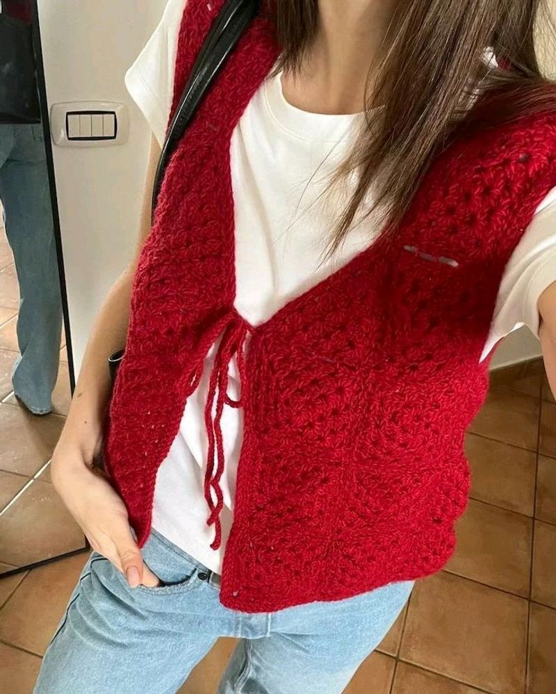 Tie Up Sweater