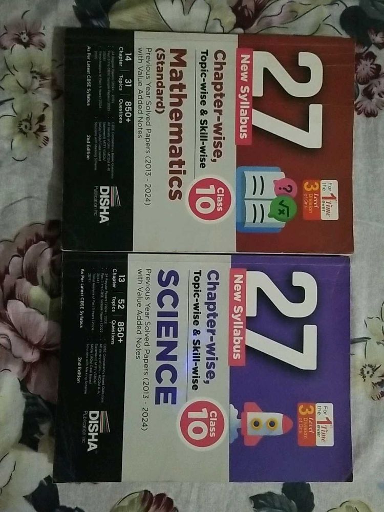 Disha CBSE Class 10 Maths &amp; Science