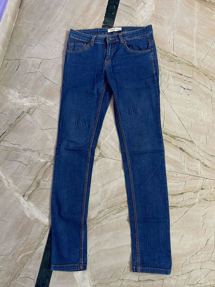 Dark Blue Denim Jeans