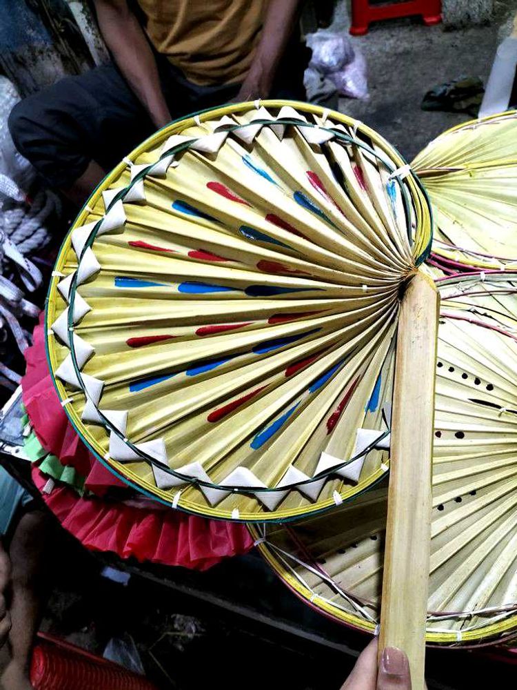 Handmade Palm leaf fan