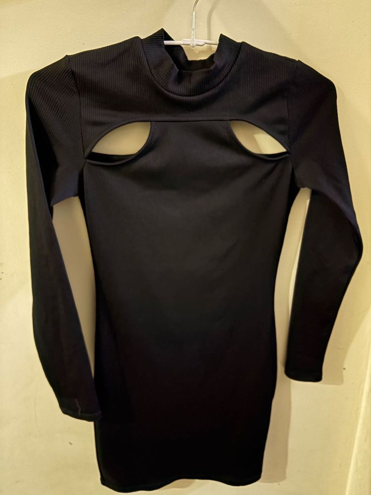 Maddy Euphoria inspired Black Bodycon Dress
