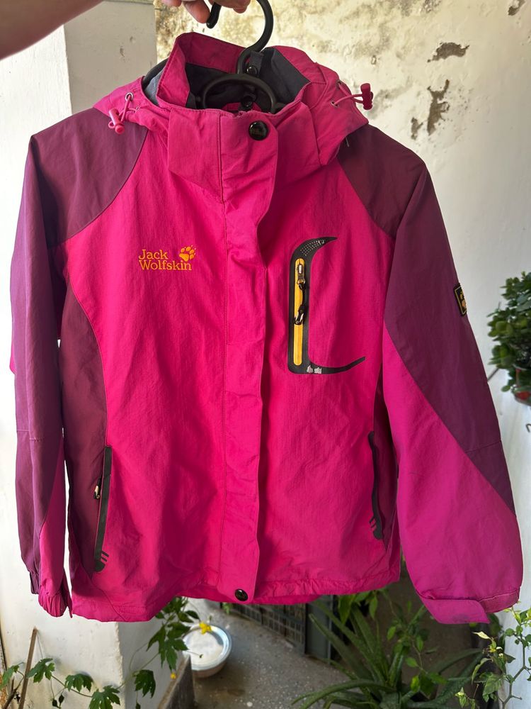 Jack Wolfskin Pink Hooded Jacket