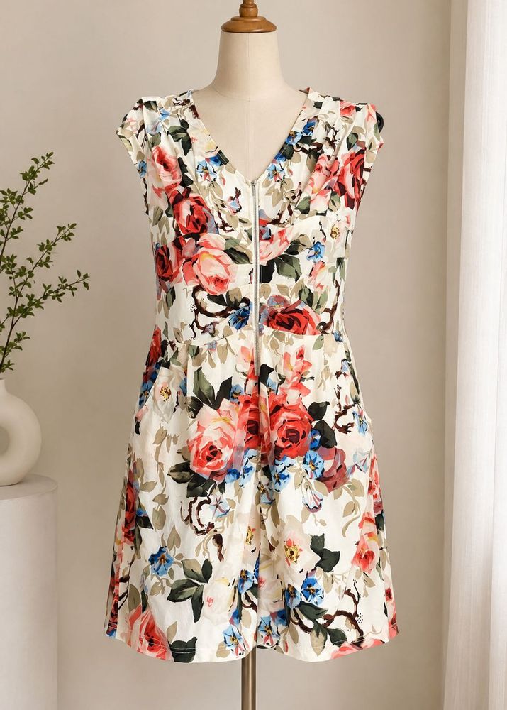 Floral Print Mini Dress