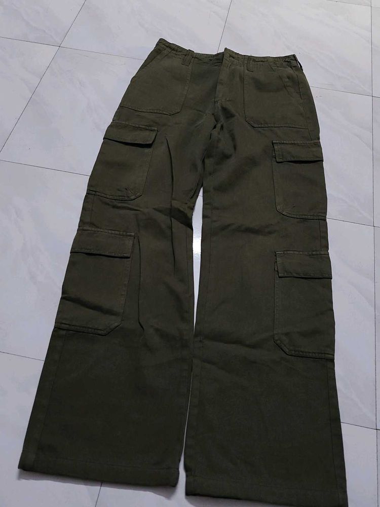 Olive Green Cargo Pants