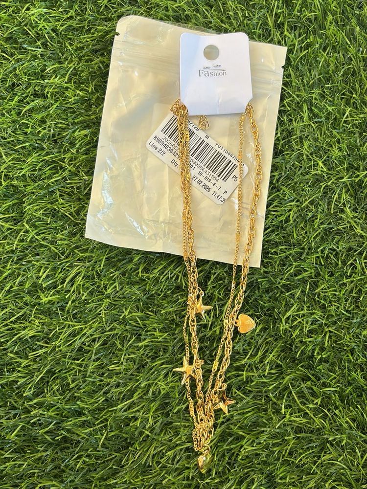 Charming Layered Star &amp; Heart Necklace