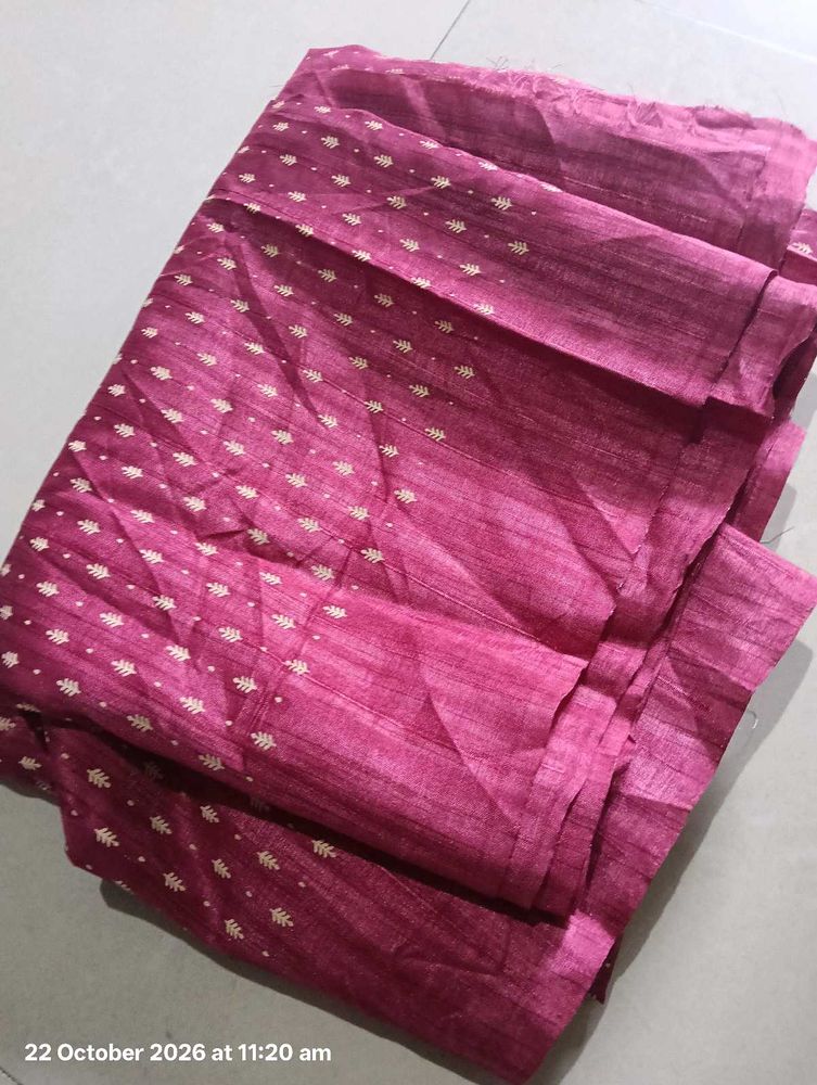 Vibrant Pink saree