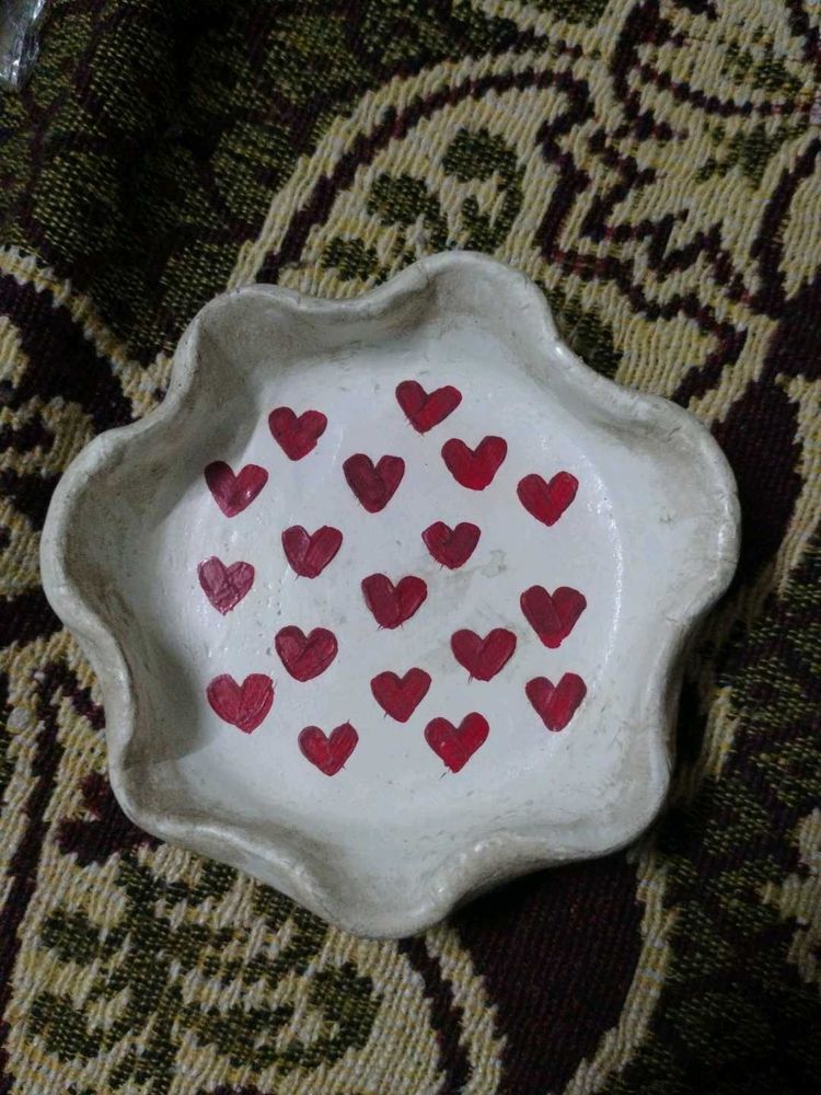 Handmade Heart Trinket Tray