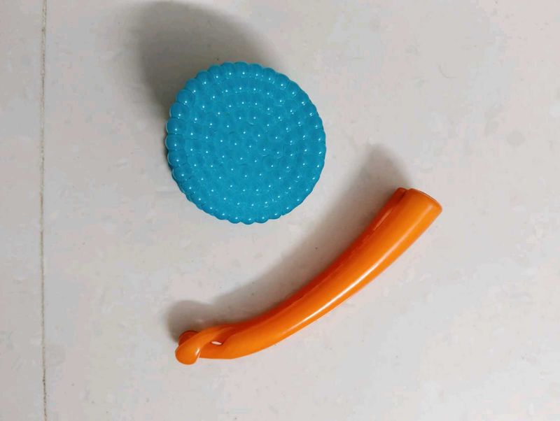 90's Blue &amp; Orange Hair claw Set