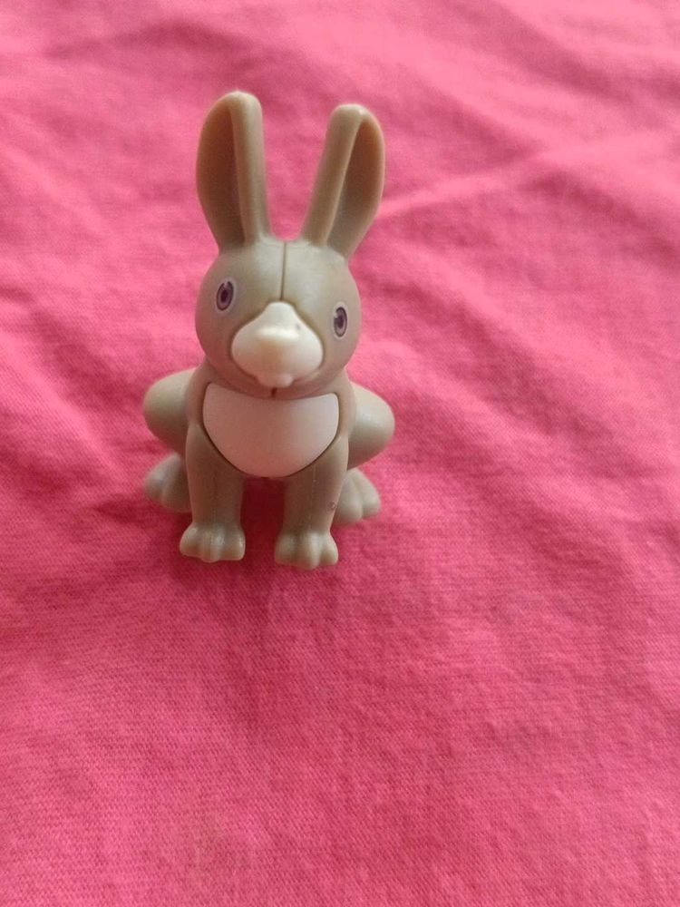 Cute Bunny Toy Figurine