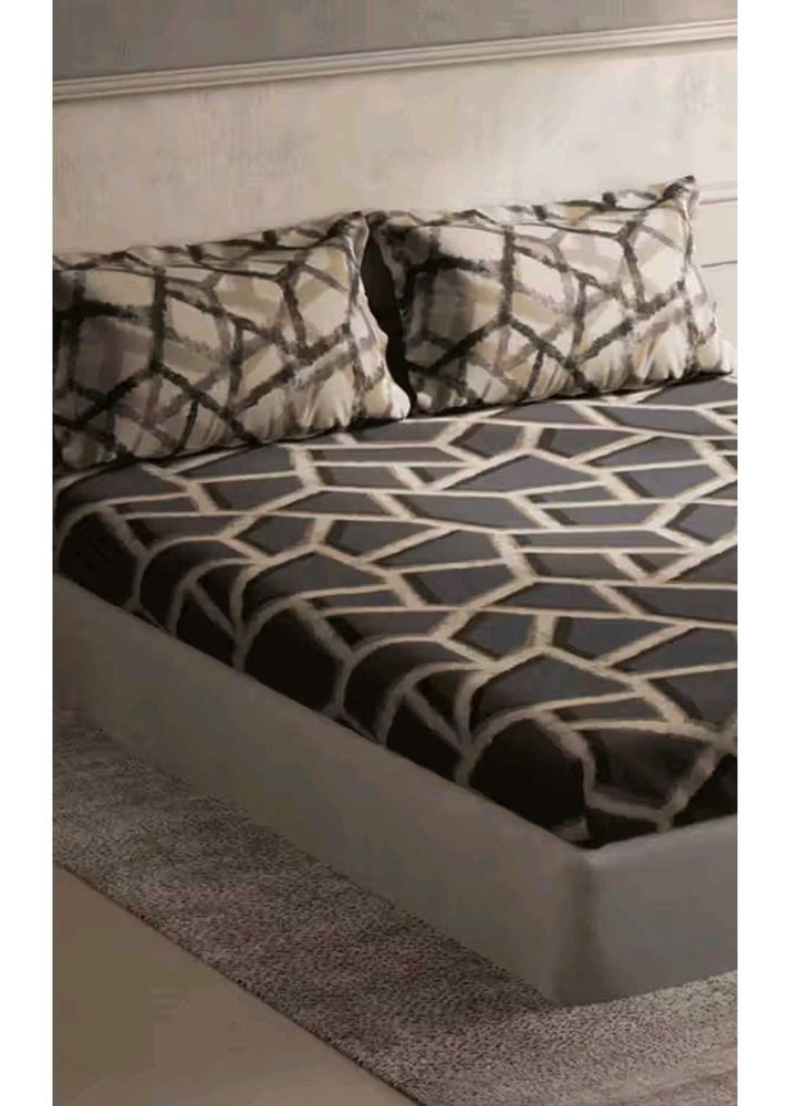 DDECOR Geometric Print Bedsheet Set