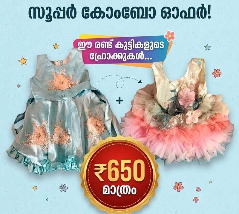 Adorable Baby Girls Dresses Set