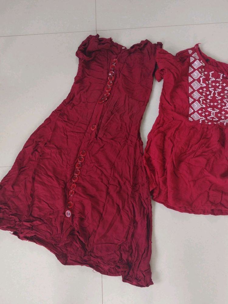 Combo Kurti And Top