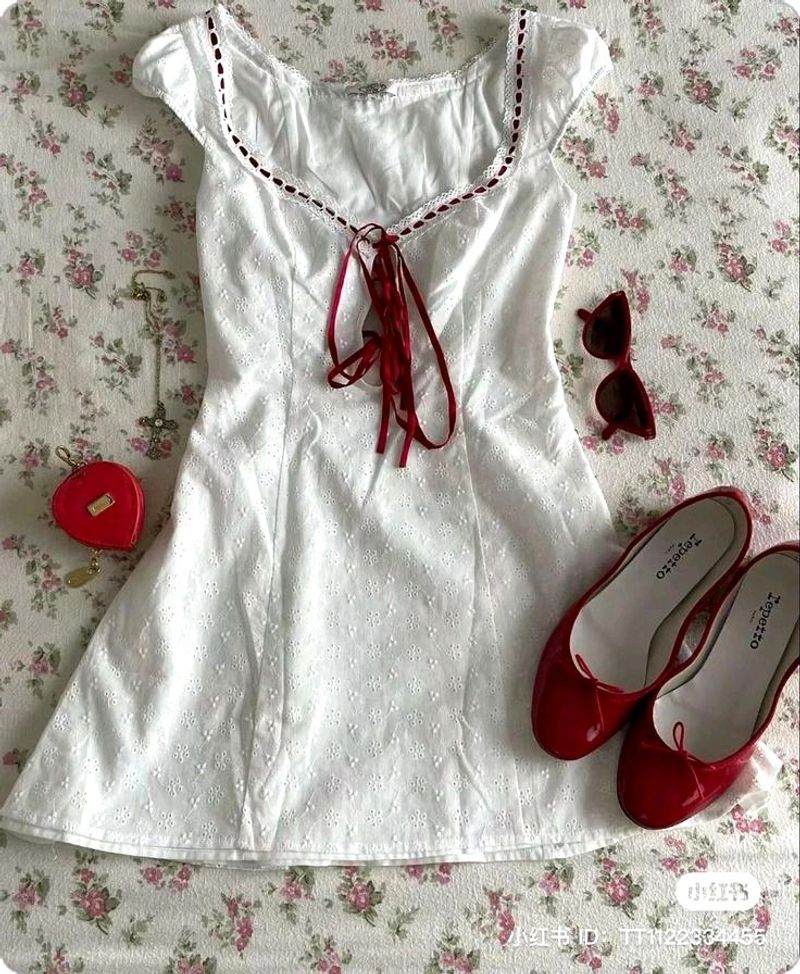 ✨ y2k cute dress PRINTEREST look dres✨🤍