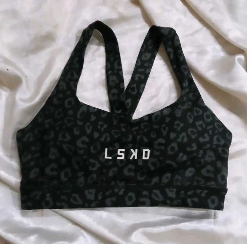 Leopard Print Sports Bra