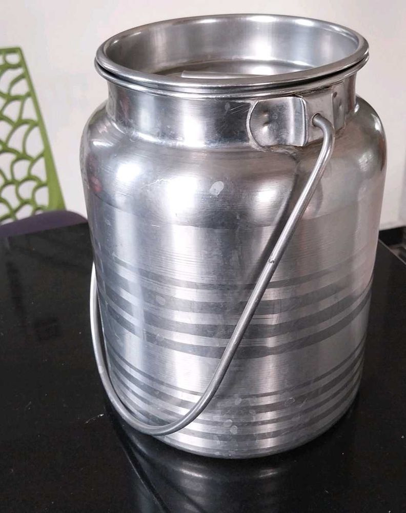 Vintage stainless  steel Milk Can