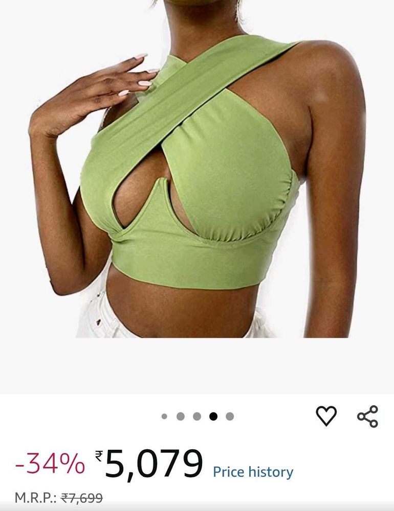 90% off Hot Green Top 🔥