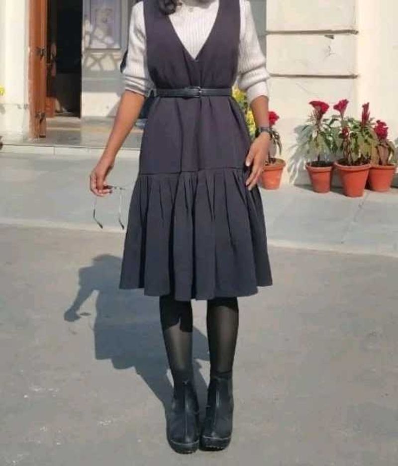 Stylish V Neck Dress
