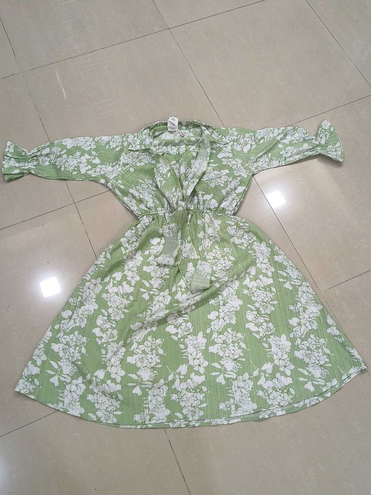 Chic Floral Print Midi Dress