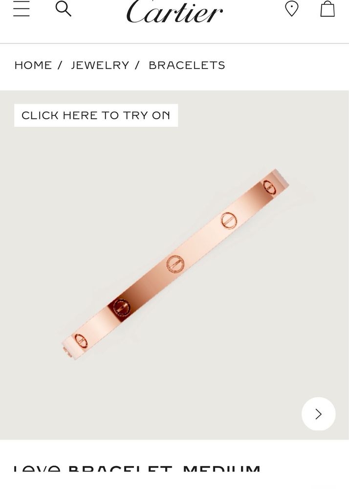 cartier love bracelet