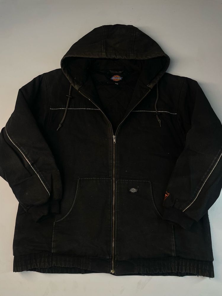 Dickies Black Hooded Work Jacket