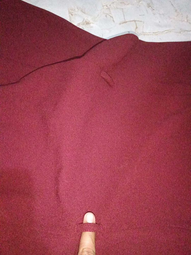 Maroon Bodycon Dress