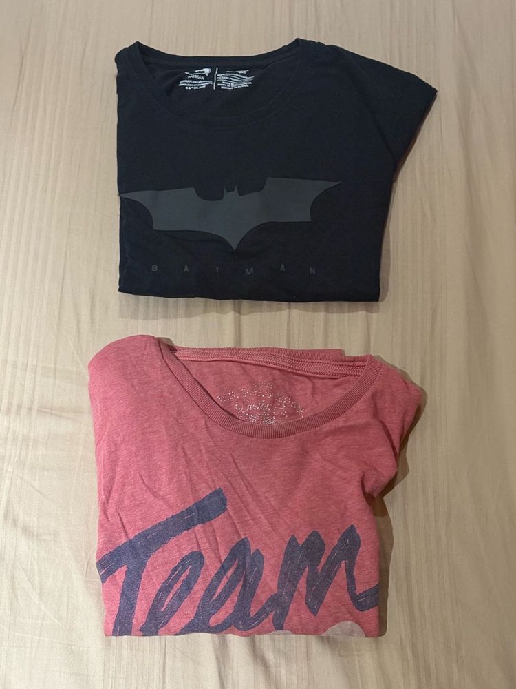 2 Graphic Tees - Batman &amp; USPA Team