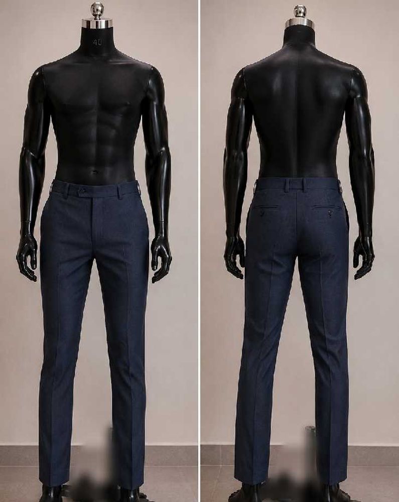 Men's Classic Navy Trousers