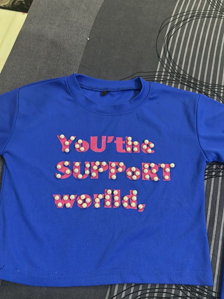 Blue Graphic T-Shirt