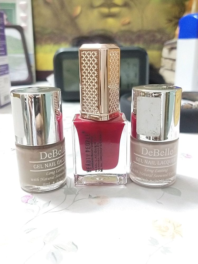 Combo #7-  4Nail Paints, 1Lip Tint&amp; 1Creme