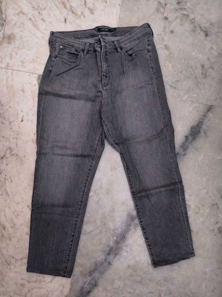 Grey Wash Denim Jeans