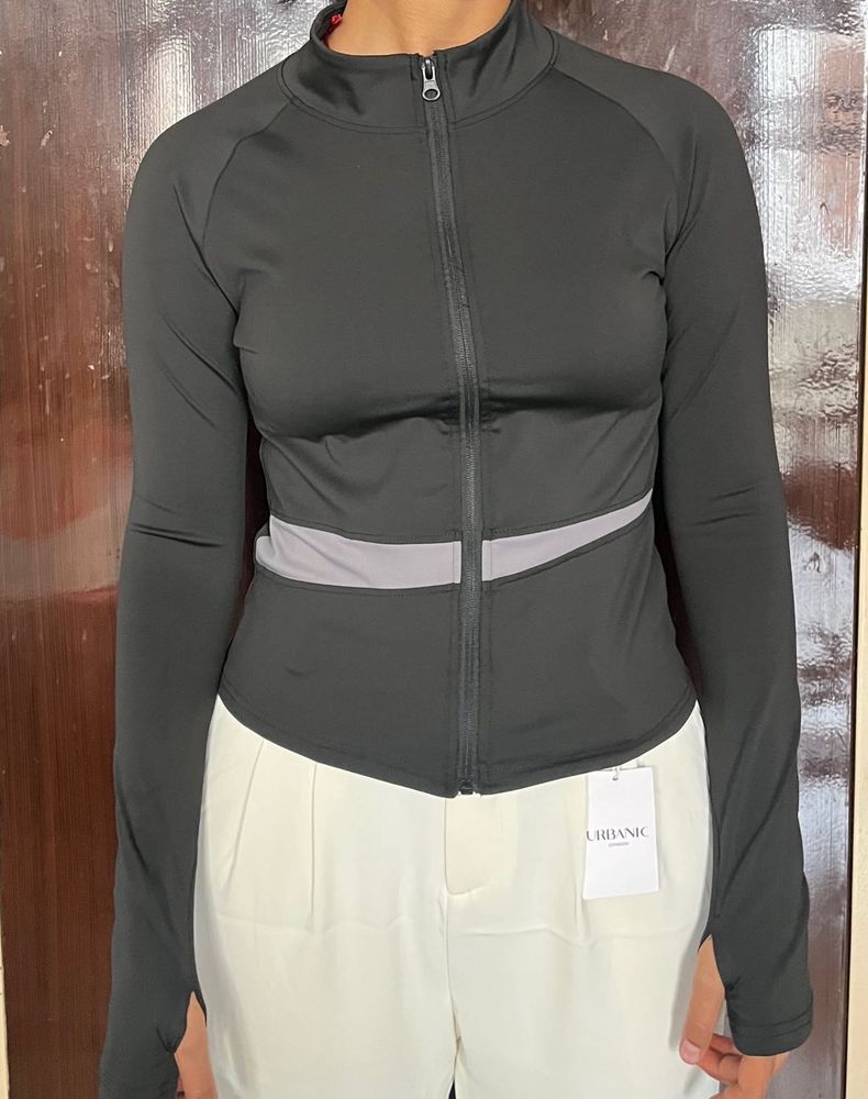 Savana Black Sports Jacket