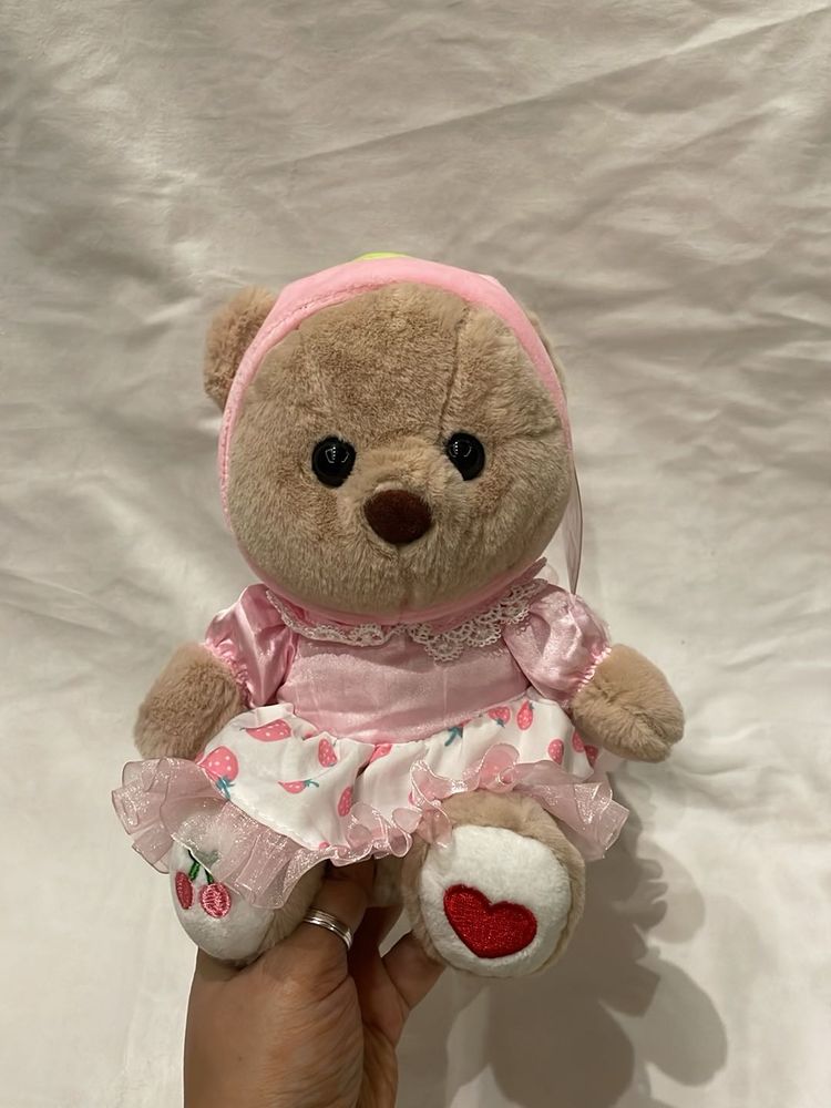 Cute Strawberry Bear Plush Toy